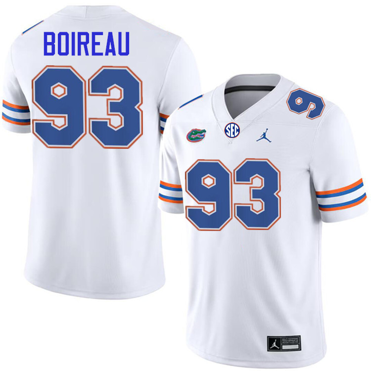 #93 Michai Boireau Gators Jersey,Florida Gators College Football Jerseys Stitched-White  #93 Michai Boireau Gators Jersey,Florida Gators College Football Jerseys Stitched-White